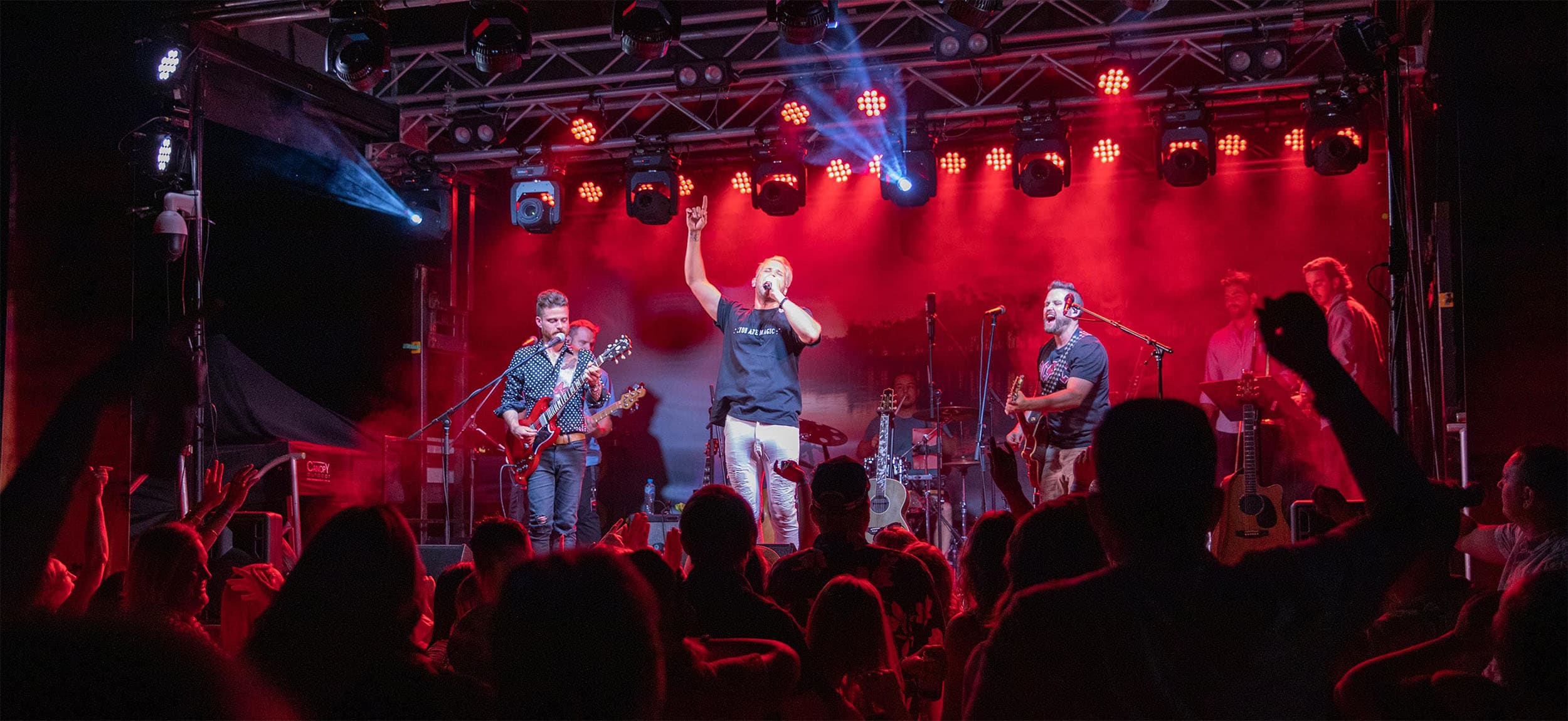 A full house at a live show